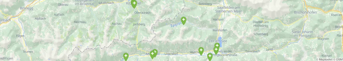 Kartenansicht für Apotheken-Notdienste in der Nähe von Stuhlfelden (Gemeinde, Salzburg) (51)